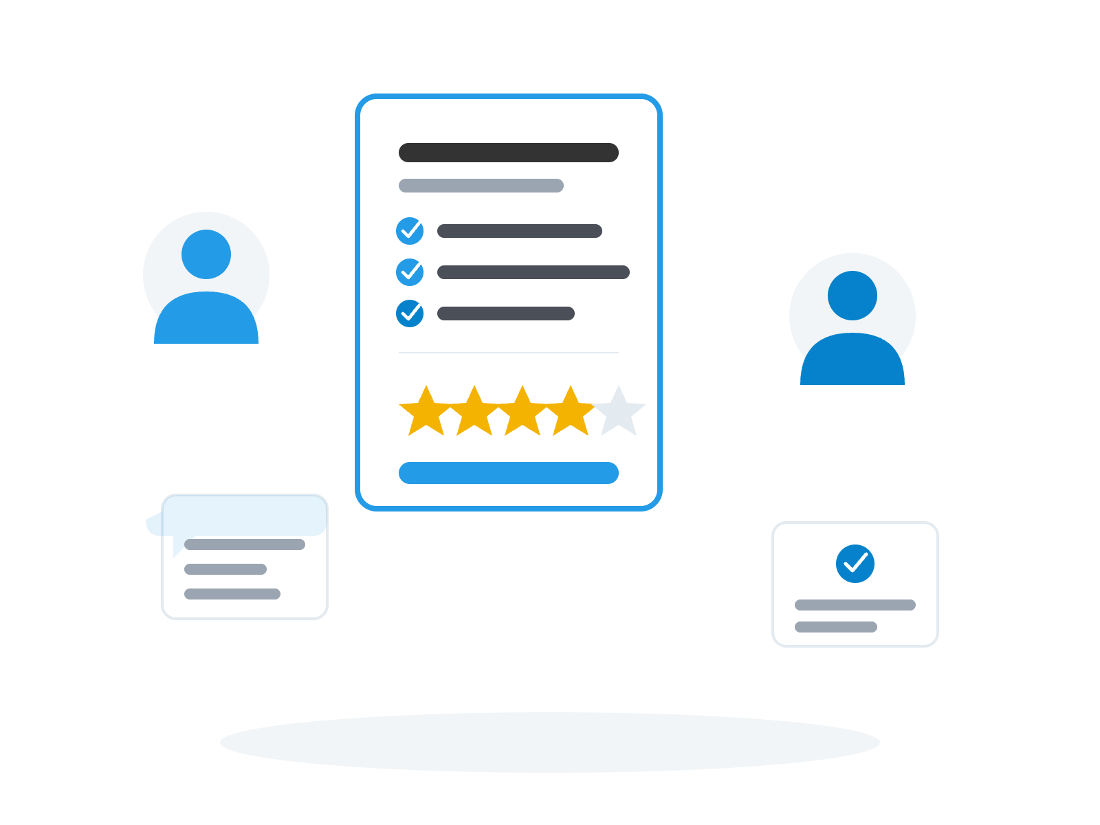Feedback services illustration